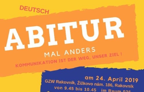 Pozvánka na otevřenou hodinu německého jazyka