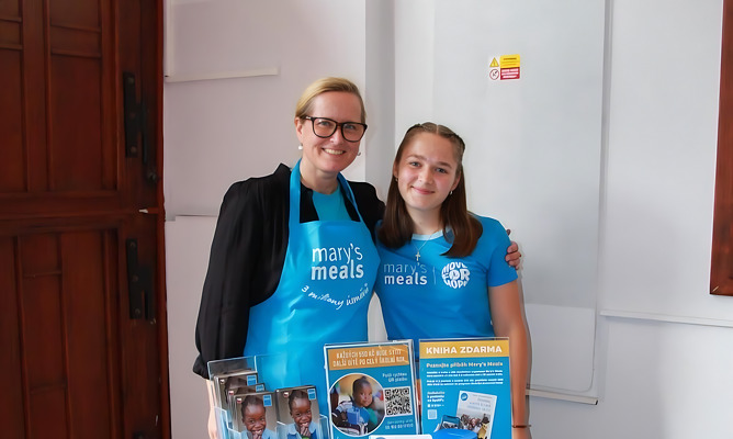 Pomoc dětem s Mary's Meals