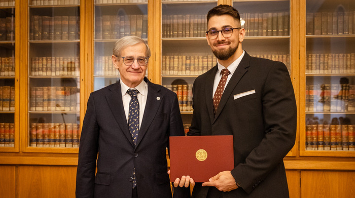 Tomáš Fencl získal Cenu prof. JUDr. Karla Engliše