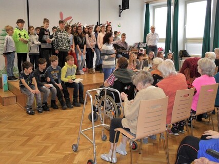 Vystoupení primy v Domově seniorů