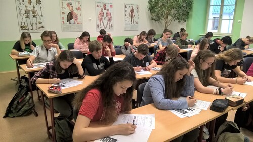 Klokan přihopsal s plnou kapsou diplomů