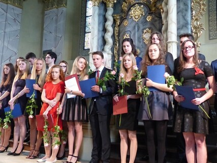 Slavnostní předávání maturitních vysvědčení