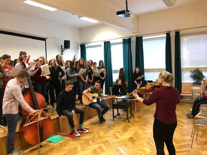 Adventní vystoupení v domově seniorů