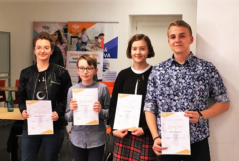 Čtvrté místo Matyáše Jenšovského v ústředním kole anglické olympiády!