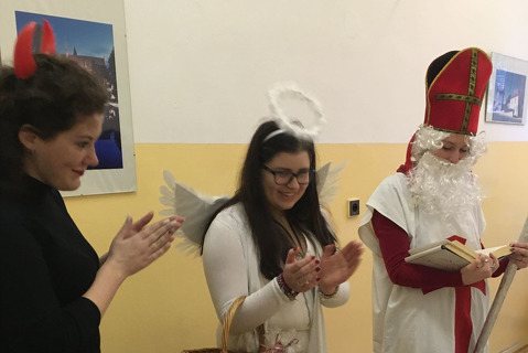 Mikuláš rozdával radost na LDN v Rakovníku