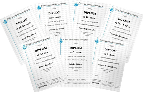 Krajské kolo Astronomické olympiády bylo i letos úspěšné