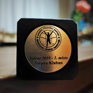 Štěpán Klaban získal ocenění Talent roku 2019