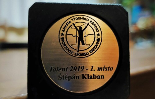 Štěpán Klaban získal ocenění Talent roku 2019
