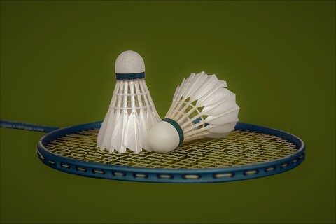 Schůzka účastníků turnaje v badmintonu