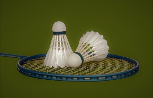 Schůzka účastníků turnaje v badmintonu