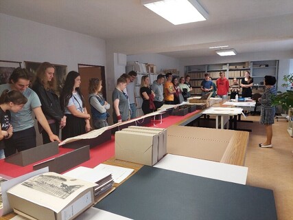 Dějepisný seminář v rakovnickém archivu