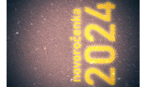 Vyhlášení výtvarné soutěže Novoročenka školy 2024