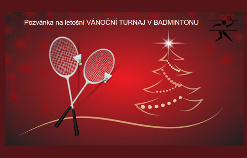 Pozvánka na badmintonový turnaj