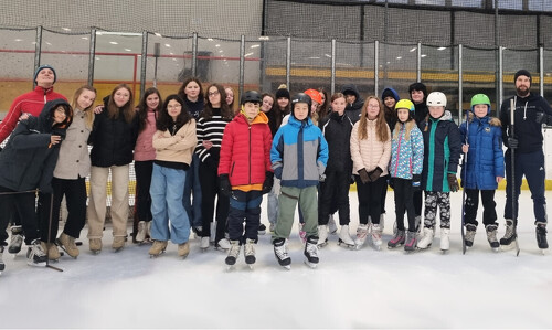 Předvánoční bruslení