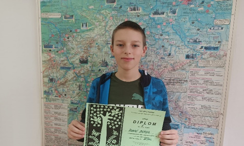 Daniel vyhrál německou olympiádu!