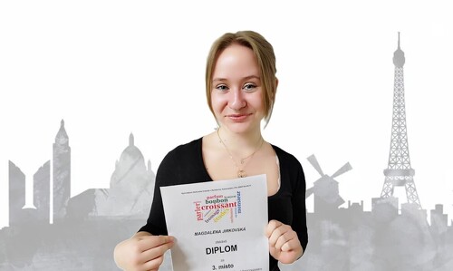 Úspěch v konverzační soutěži ve francouzštině