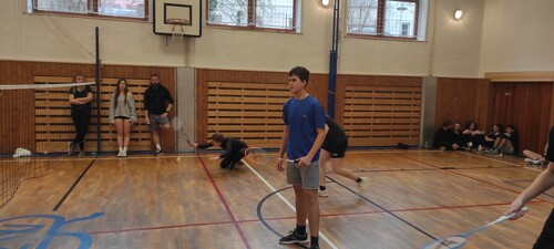 Školní badmintonový turnaj - velký zájem a skvělá atmosféra