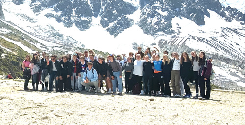 Švýcarskem pod Mont Blanc