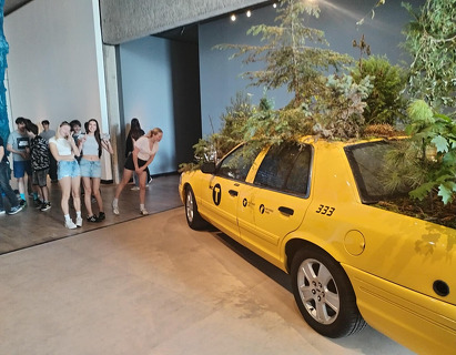 Prváci na výstavách a workshopech v Kunsthalle