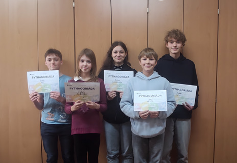 Úspěch našich žáků v okresním kole Pythagoriády
