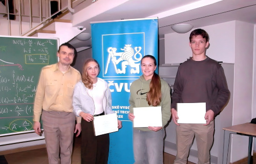 Naši studenti poznávali chemii na ČVUT v Praze