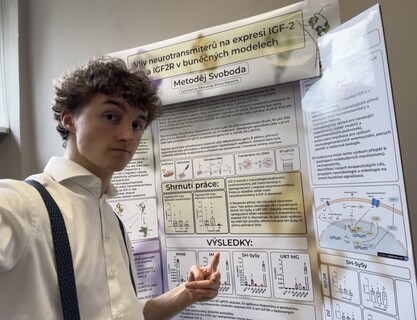 Metoděj postupuje do finále prestižní vědecké soutěže EXPO SCIENCE AMAVET