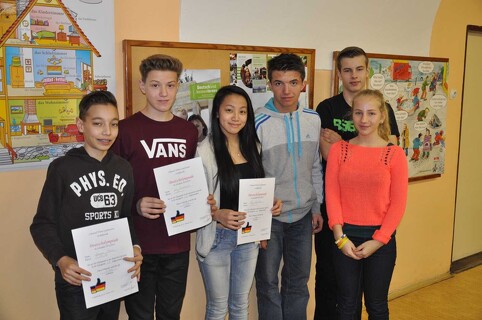 Deutscholympiade 2015: Postup do kraje v kategorii II.B