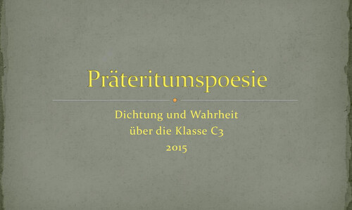 Němčináři z C3 jsou nebývale kreativní!