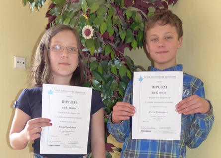 Dvojnásobný úspěch v Astronomické olympiádě