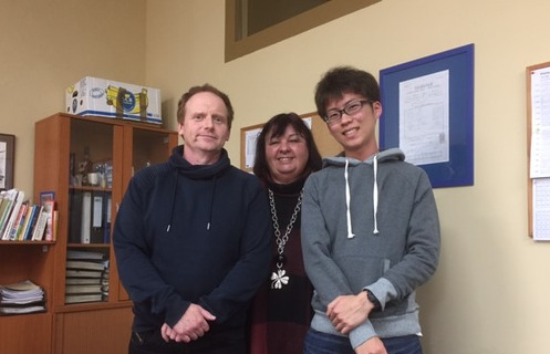 A surprise visitor from the Land of the Rising Sun