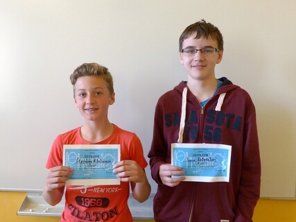 Honza vyhrál Fyzikální olympiádu, Štěpán byl třetí :)