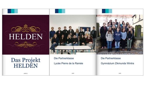 Ocenění pro naše gymnázium za e-twinningový projekt „Helden“