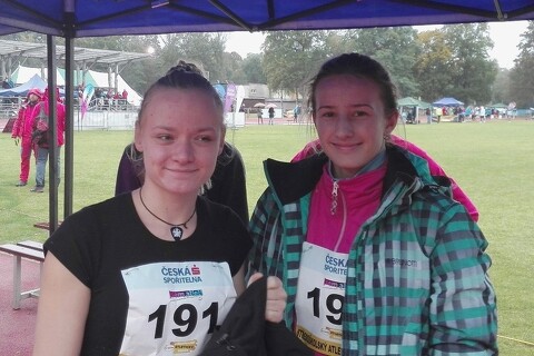 Naše atletky sbíraly cenné zkušenosti na kraji