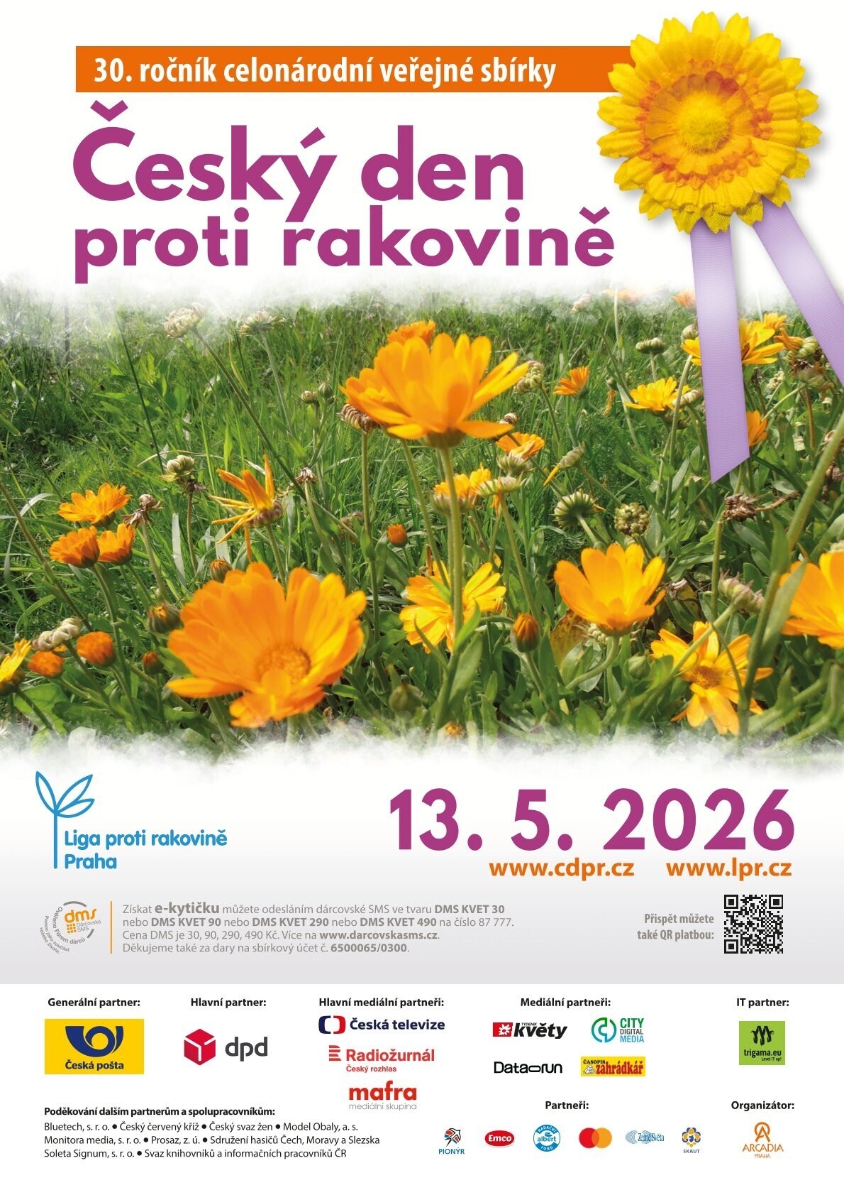 Kytička Ligy proti rakovině