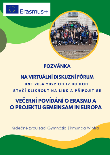Erasmus - virtuální diskuzní fórum